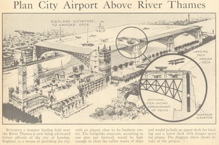 Illustration for article titled The whimsical inner city airports that never came to pass